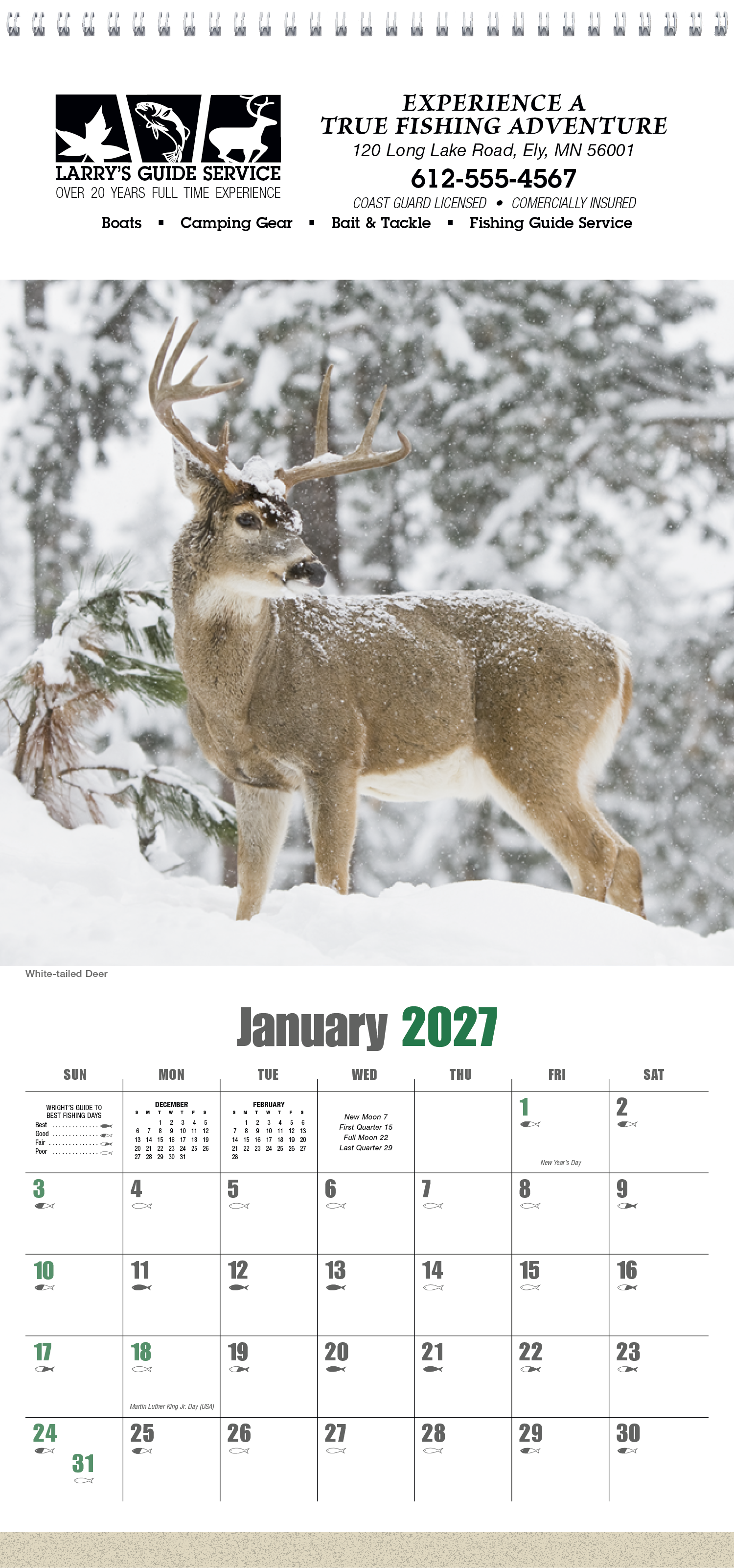 Triumph® Calendars Sportsman Calendar 30