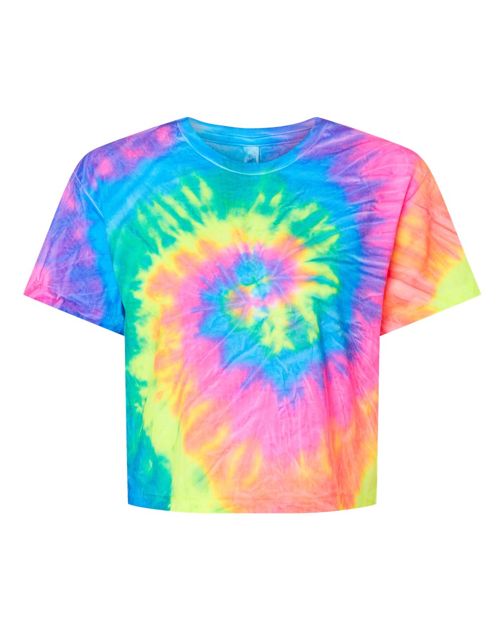 Women's Tie-Dyed Crop T-Shirt - 1050 14