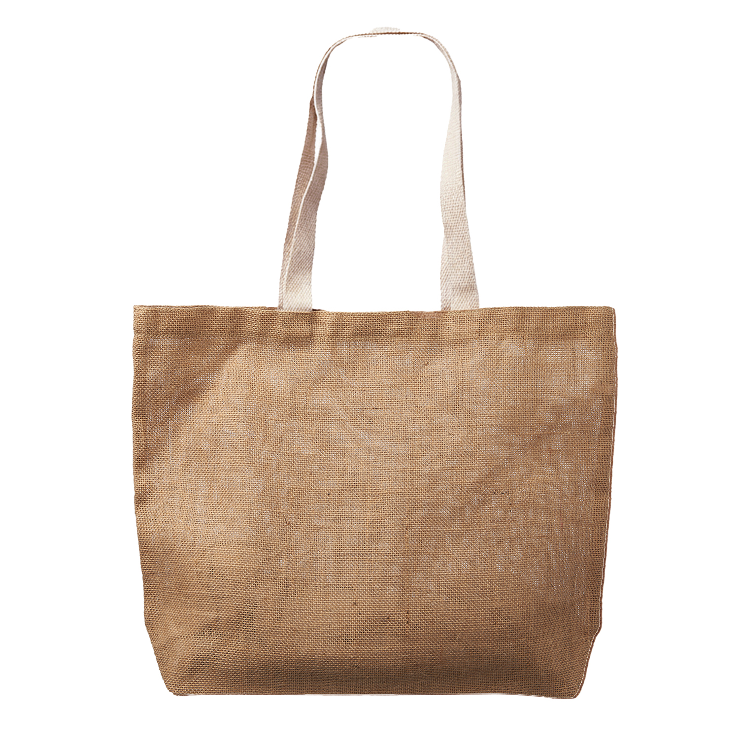 Large Natural Jute Tote Bag 1