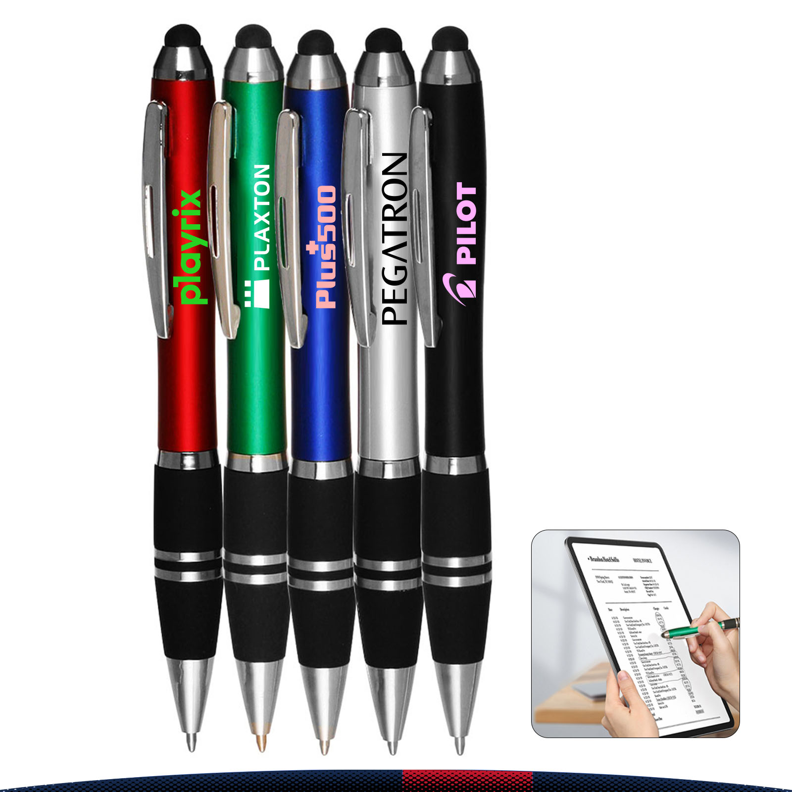 Lilim Stylus Grip Ballpoint Pens 5