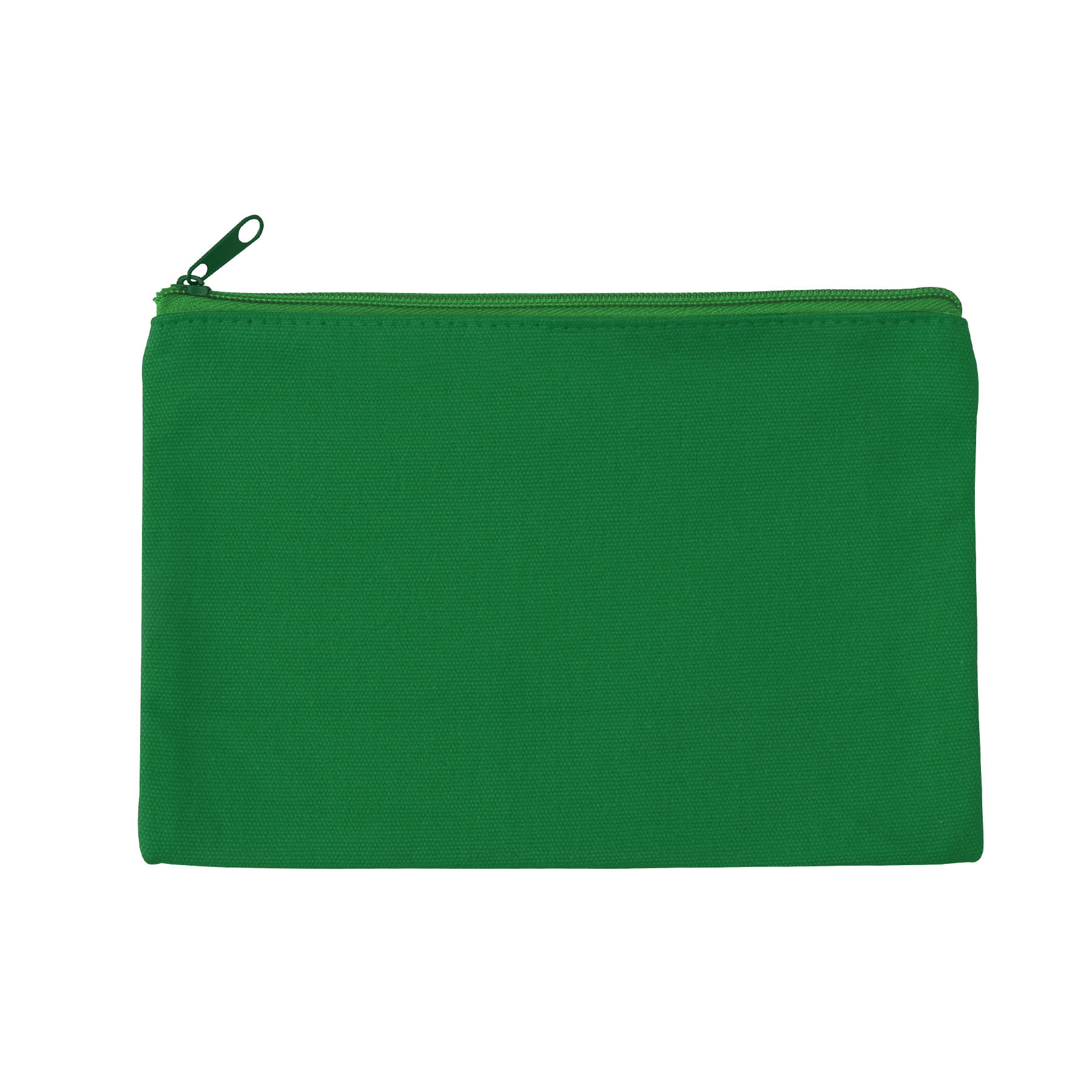 9" X 6" Cotton Canvas Zippered Pouch For Cosmetics, Toiletries & Tech Accessories 36