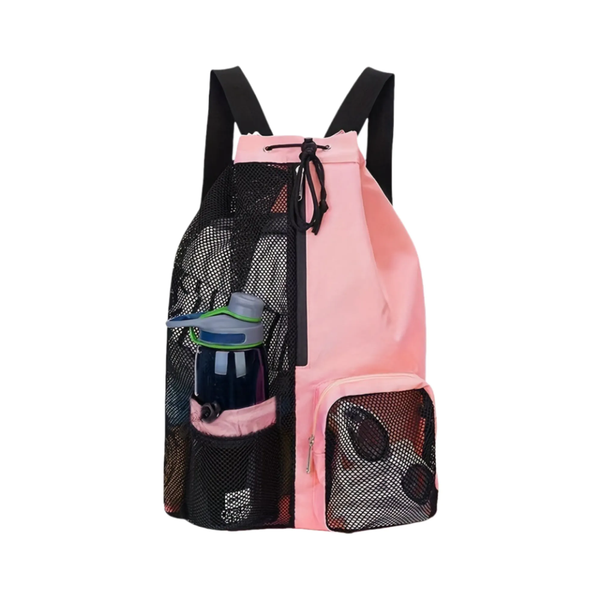 Two Tone Sport Drawstring Backpack 5