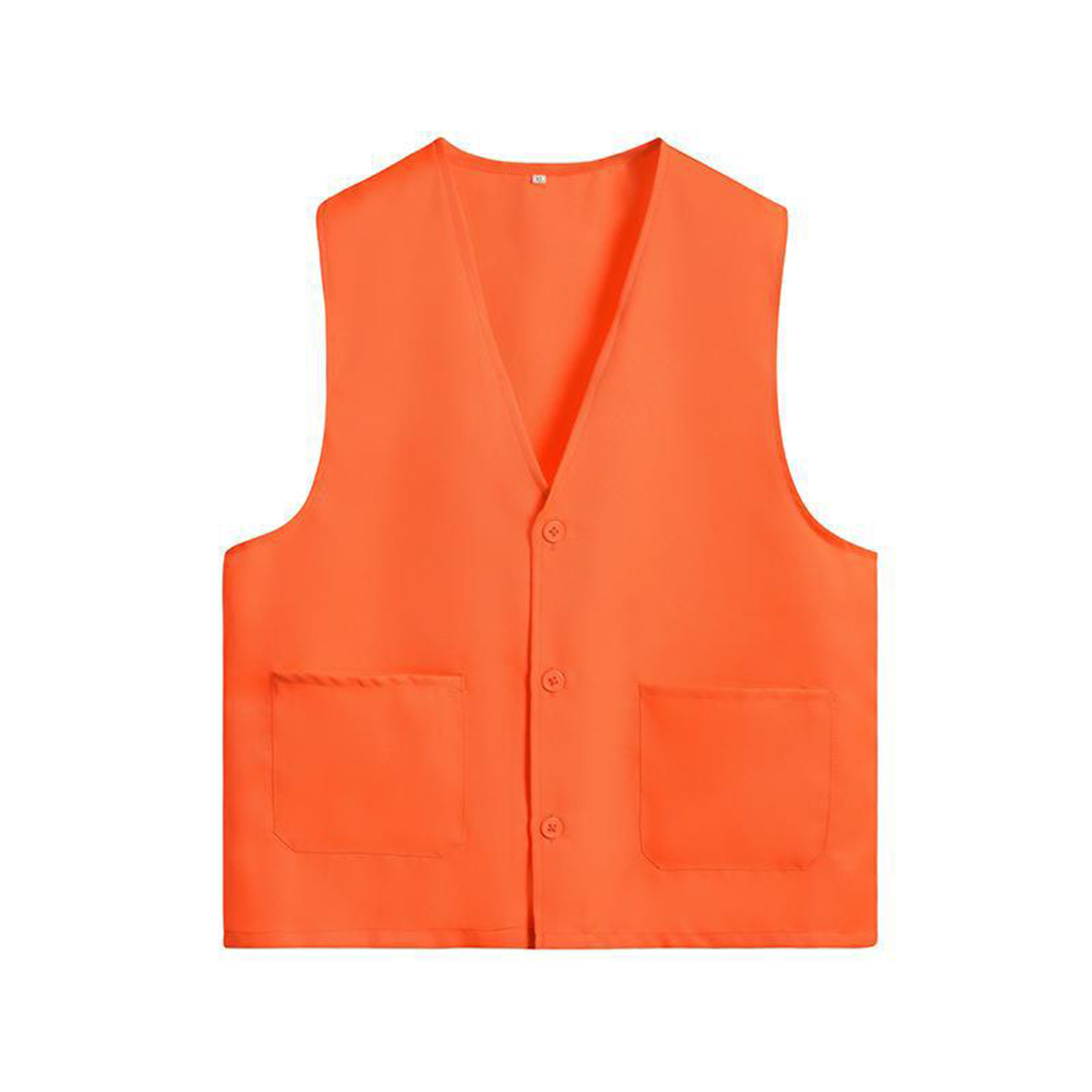 Lightweight Polyester Sleeveless Volunteer Vest w/ Pockets 8