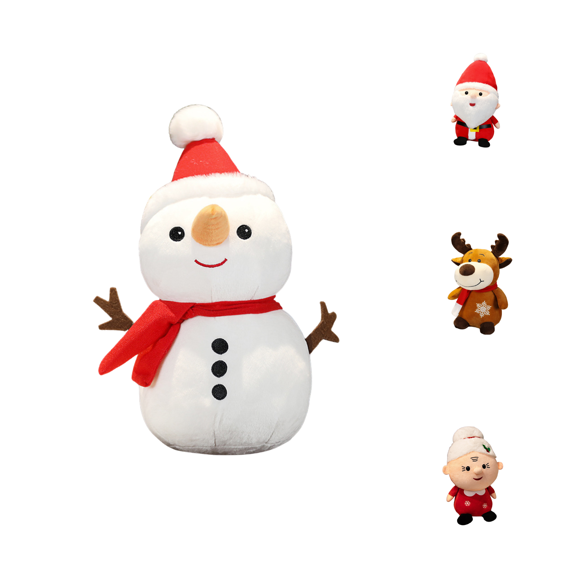 MOQ 50 Snowman Plush Toy Doll 1