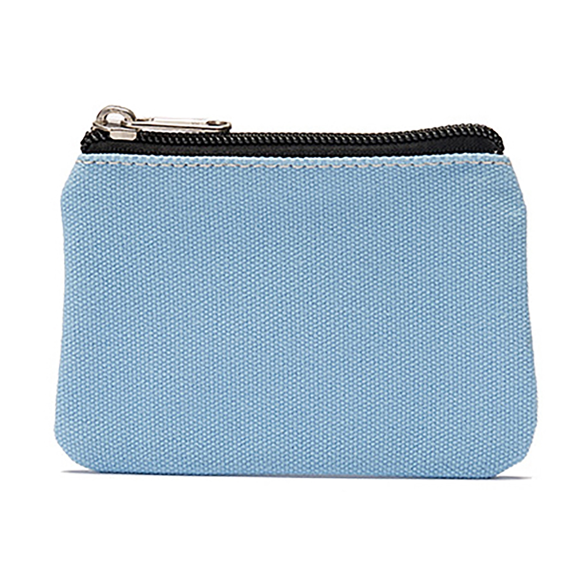 MOQ 50pcs Canvas Small Zipper Blank Coin Purses Pouches 20