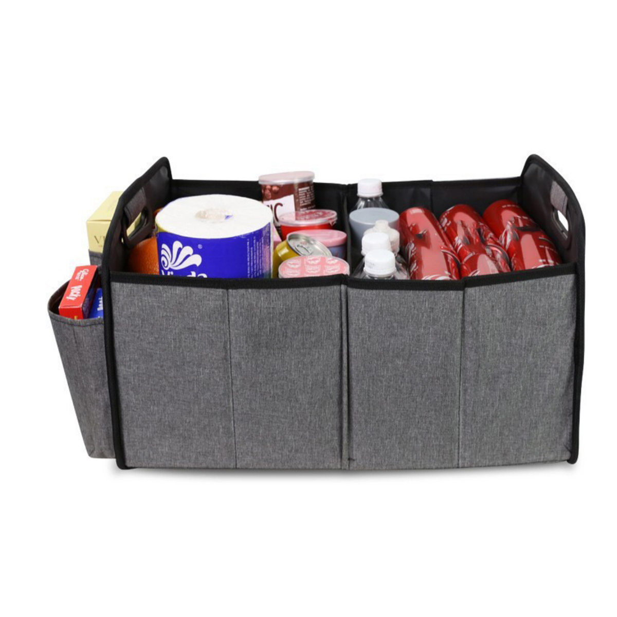 Collapsible Storage Car Trunk Organizer with Changing Mat 2
