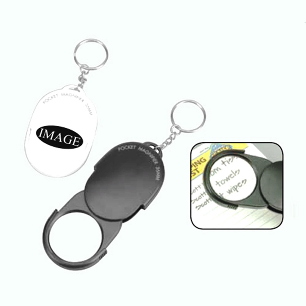3X Pocket Magnifier with Key Chain 2