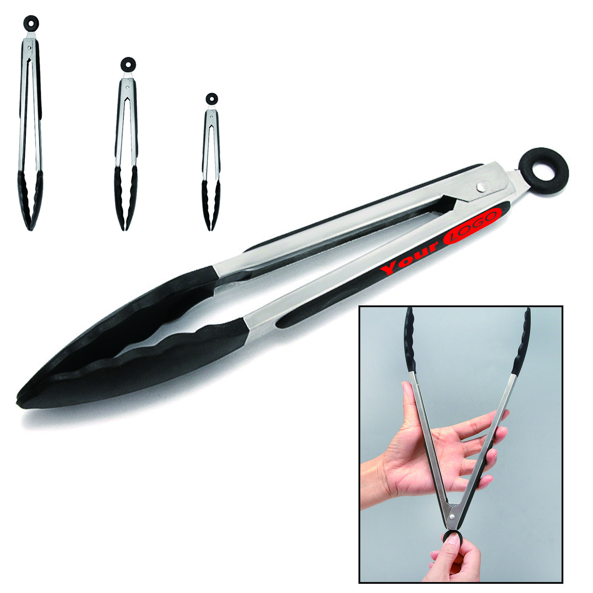 Silicone Food Tong Non-Slip Barbecue Clip For Kitchen 2