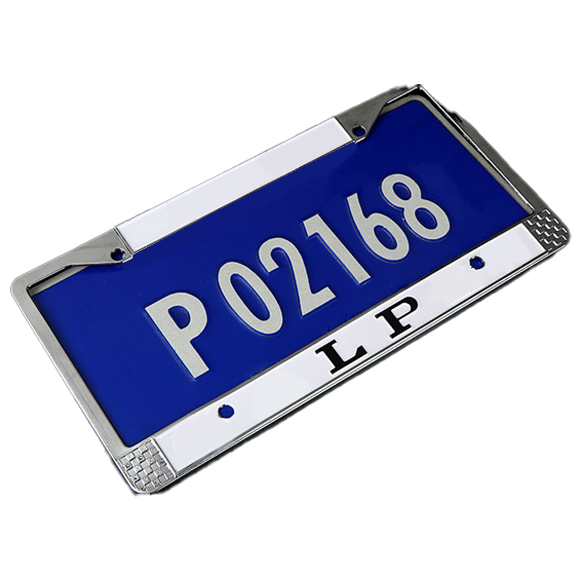 Embossed Letter License Plate Frame 2