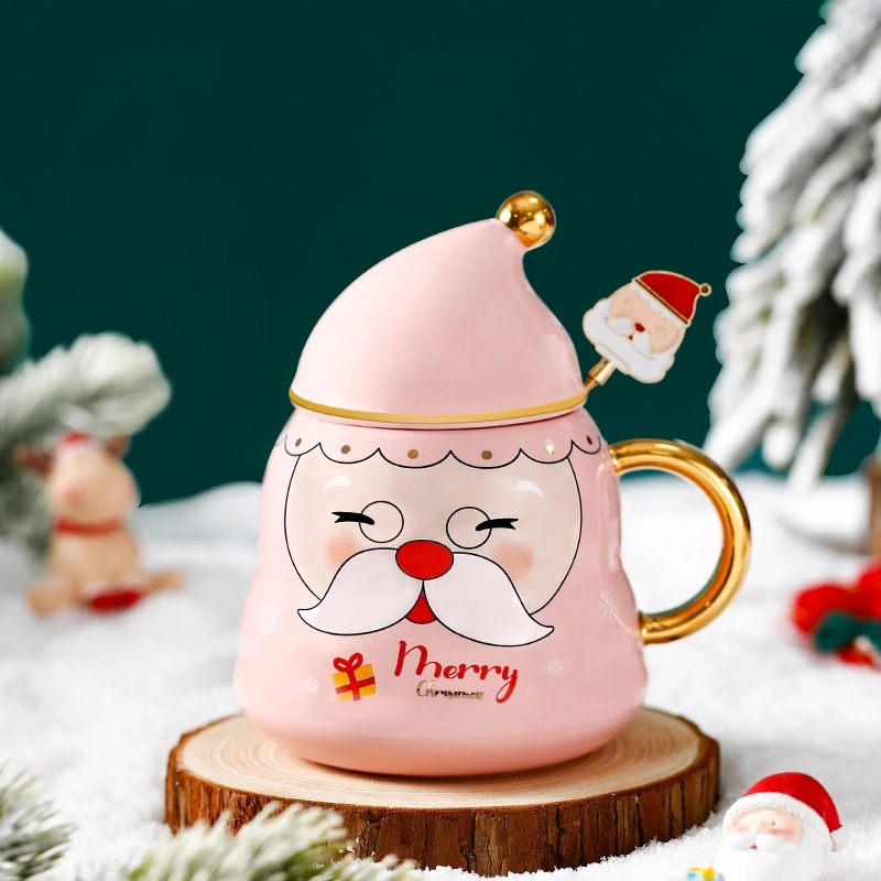 Christmas Hat Shaped Coffee Ceramic Mug 4