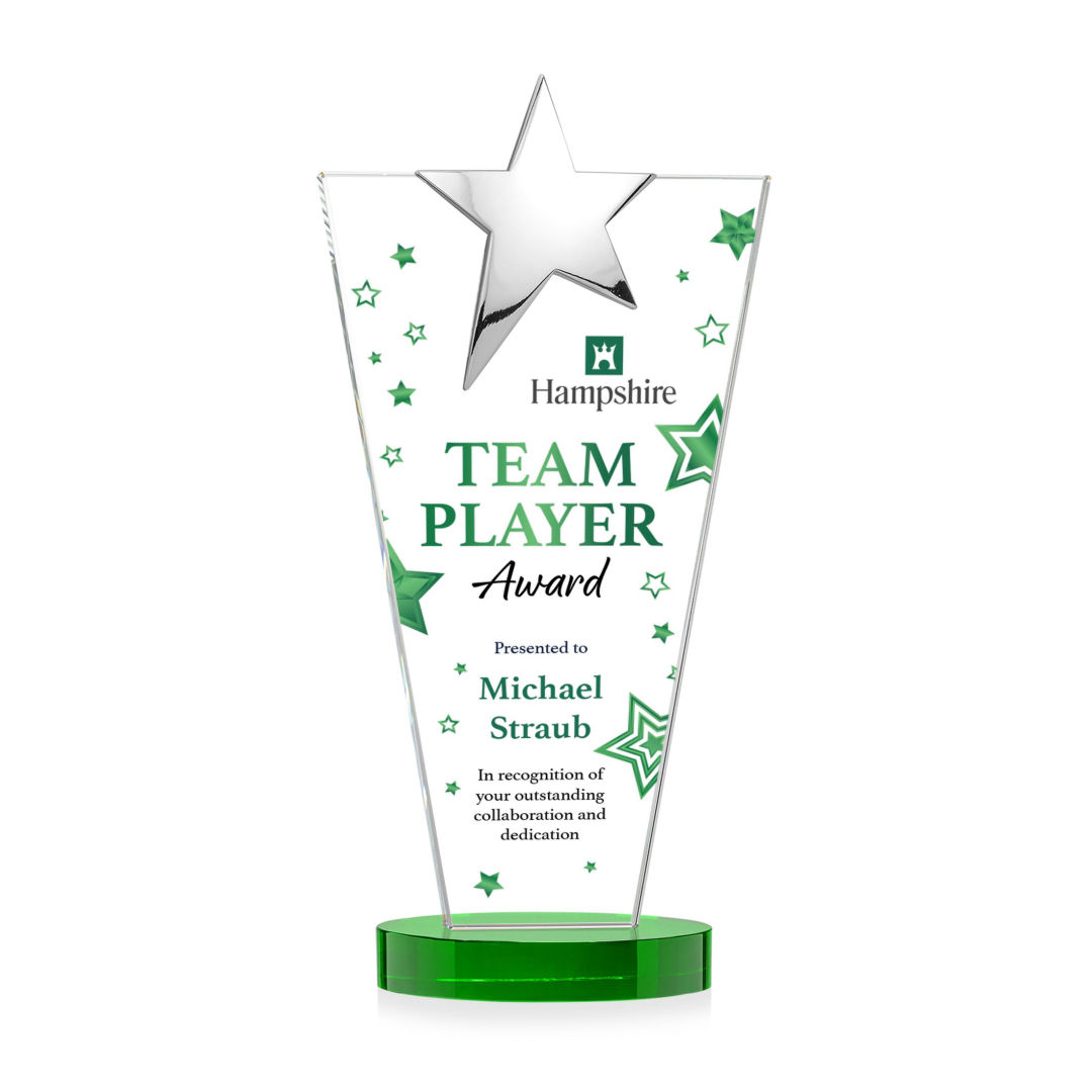 Mantella Chrome Star VividPrint™ Award - Green 9