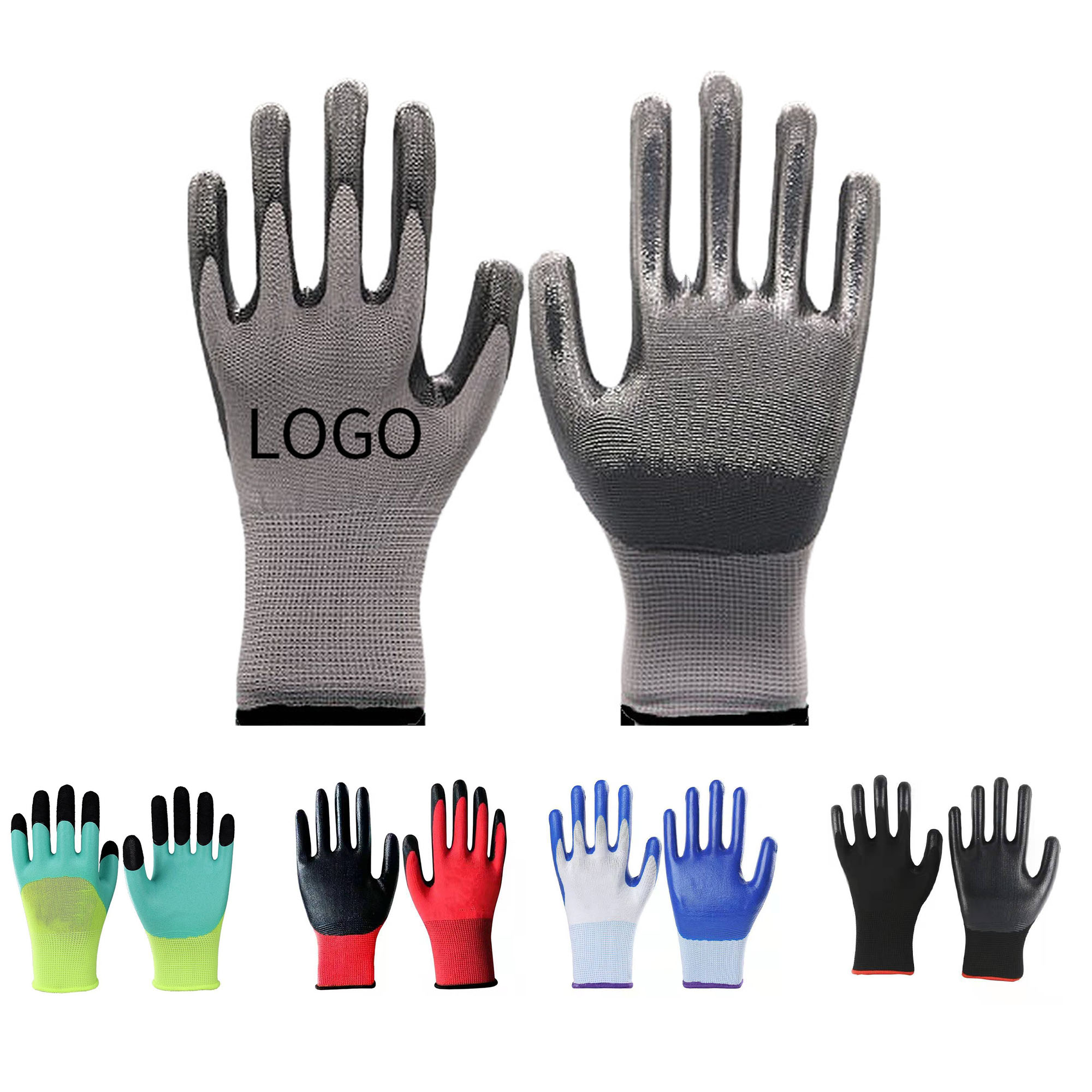 Wear-resistant And Anti-slip Nitrile Labor Protection Gloves 1