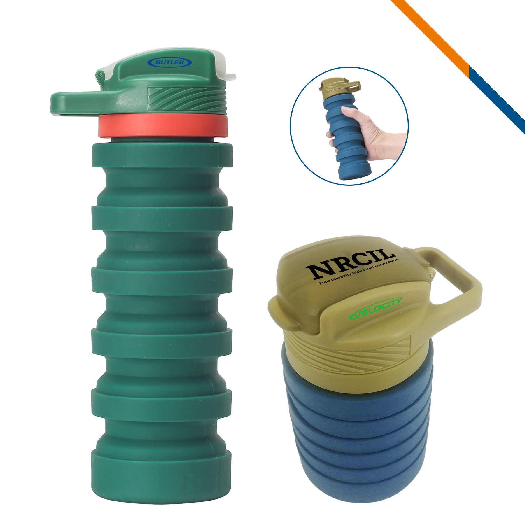 Larri Water Bottle, custom plastic water bottle with logo imprint 2