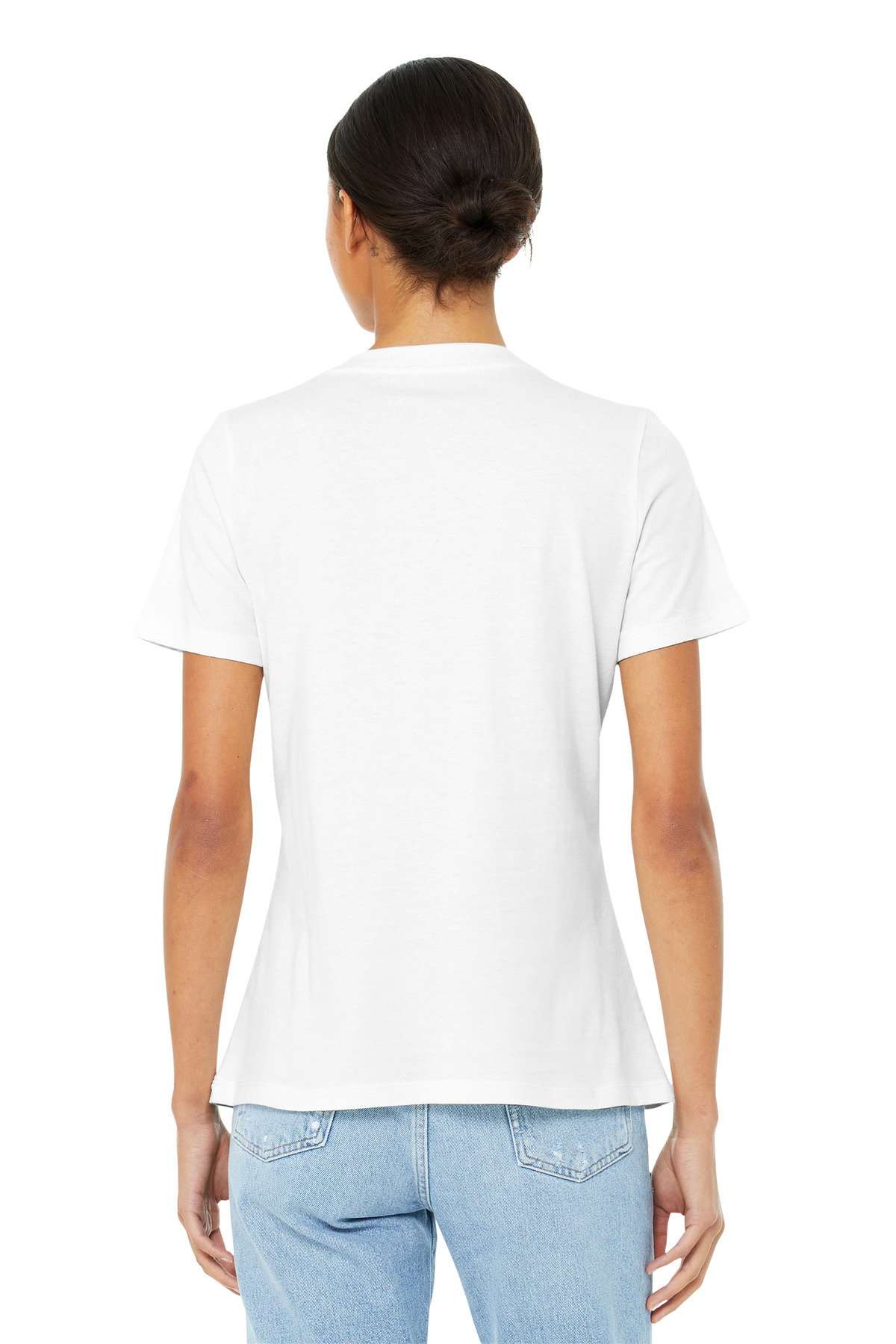 BELLA+CANVAS Women's Relaxed Jersey Short Sleeve V-Neck Tee. BC6405 57