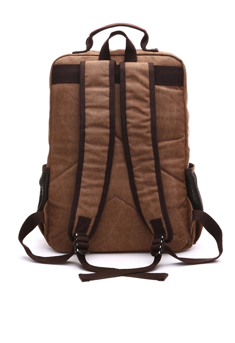 Vintage Canvas Backpack Travel Rucksack 5