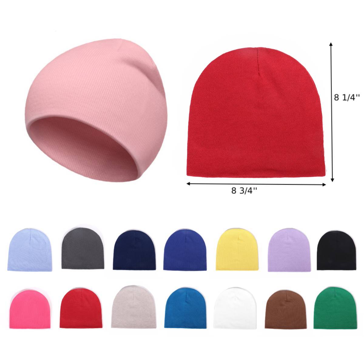 Knit Beanie Cap 1