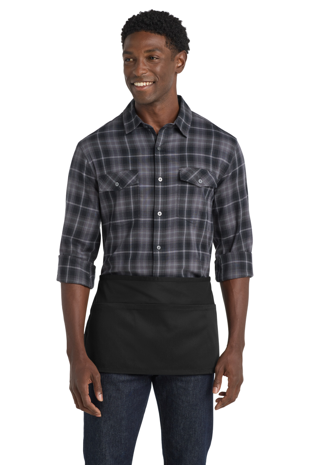 Easy Care Reversible Waist Apron with Stain Release