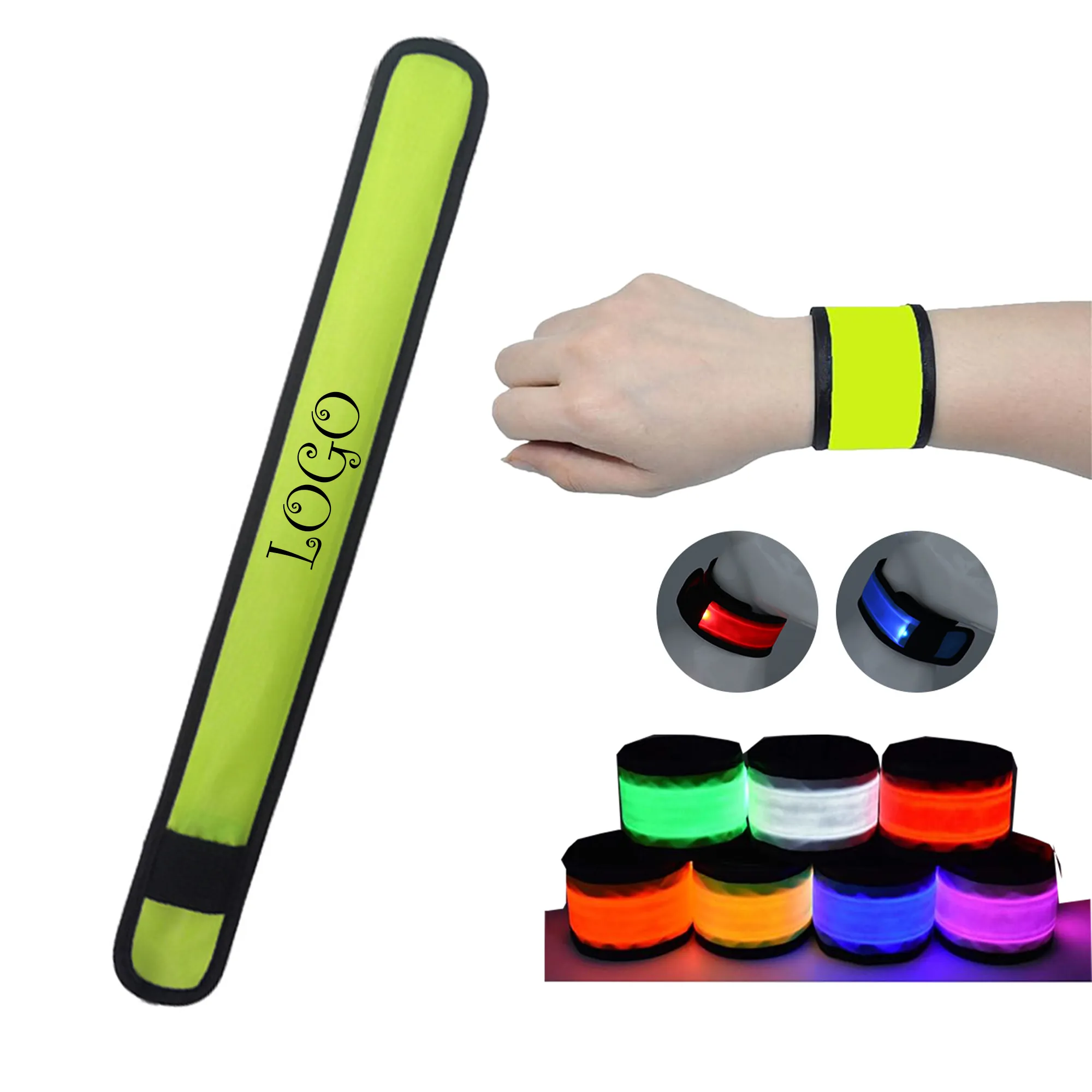 LED Light Up Pet Safety Collar Night 2