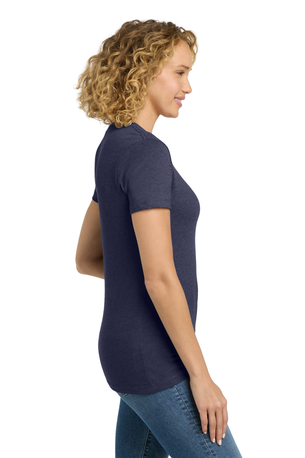 Next Level Apparel Women's CVC Tee. NL6610 126
