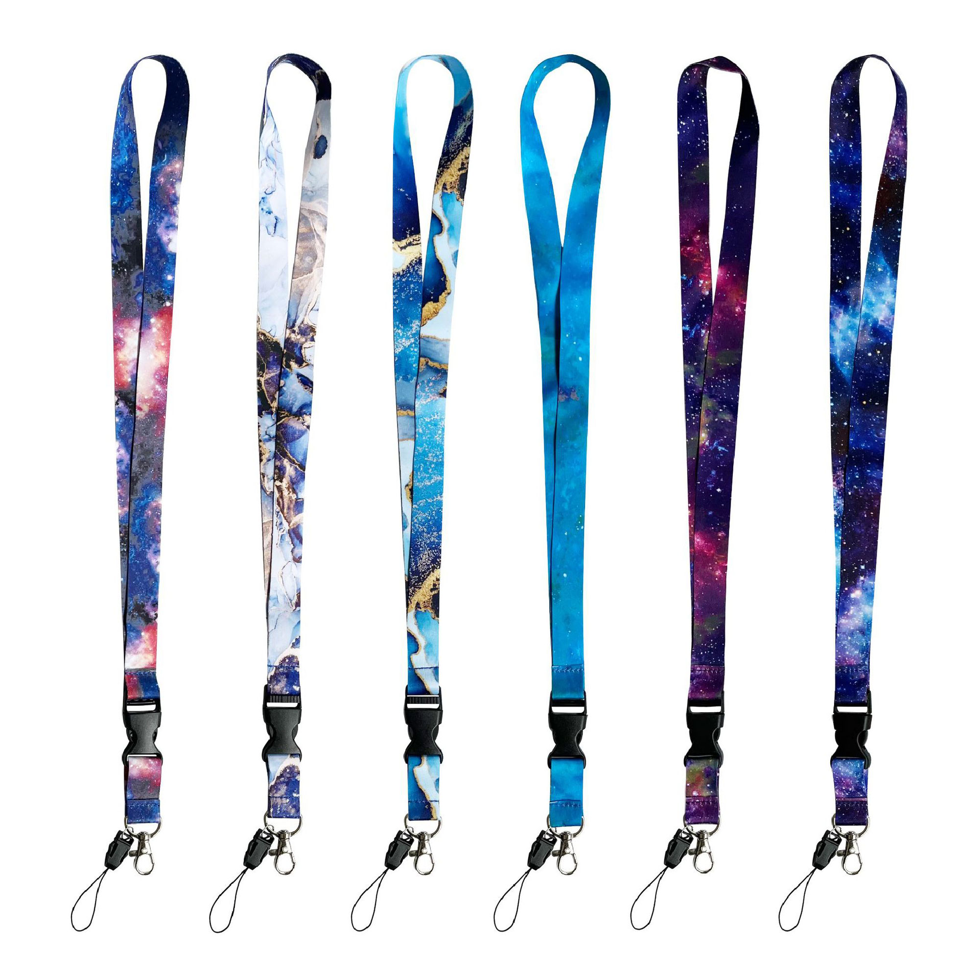 Full Color Lanyard with Buckle Release Badge Holder 4