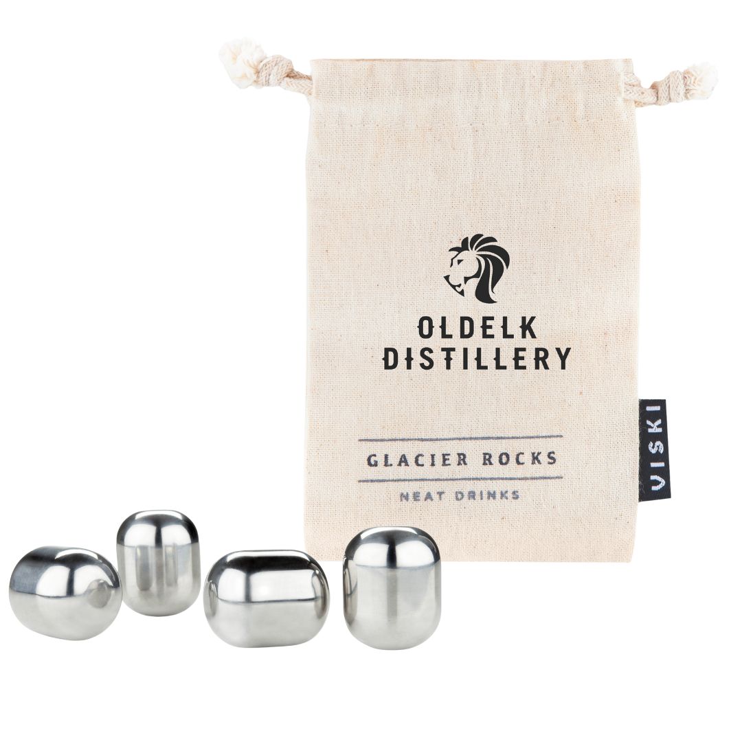 Viski® Glacier Rocks® Stainless Steel Wine Globes 8