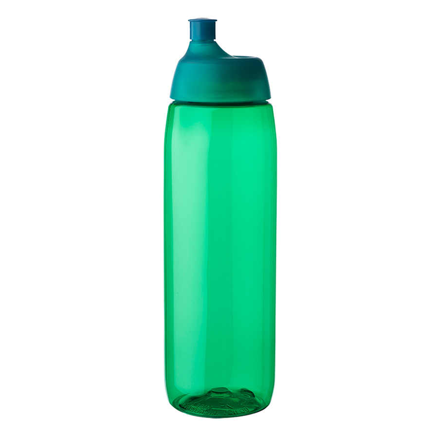 Lenexa Plastic Water Flask - Push Caps, 34 oz. 2