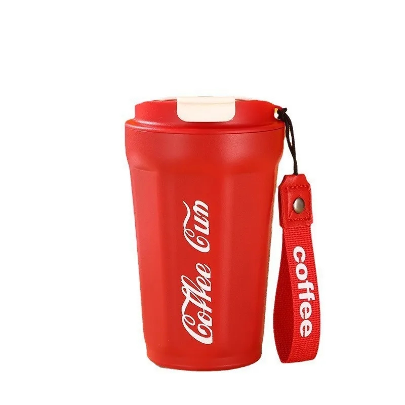 14oz Stainless Steel Insulated Mug With Lanyard 4