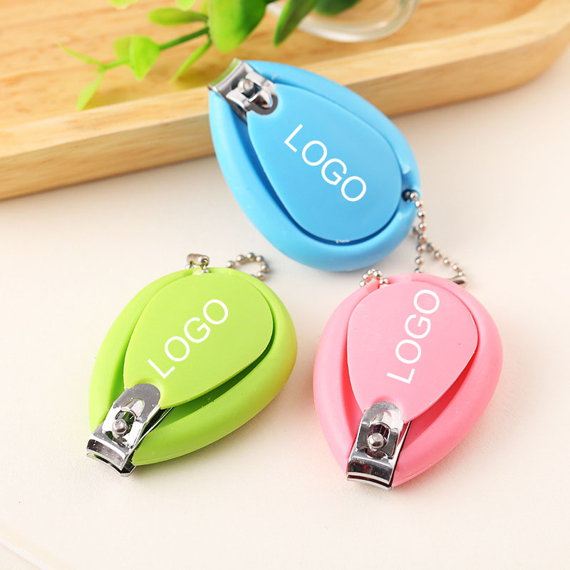 Waterdrop Shape Stainless Baby Nail Cutter With Chain 1