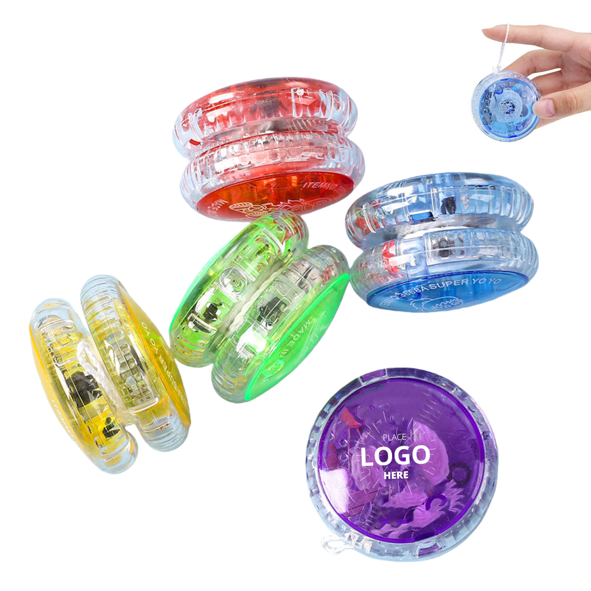 Clear Yo-Yo with LED Lights 3