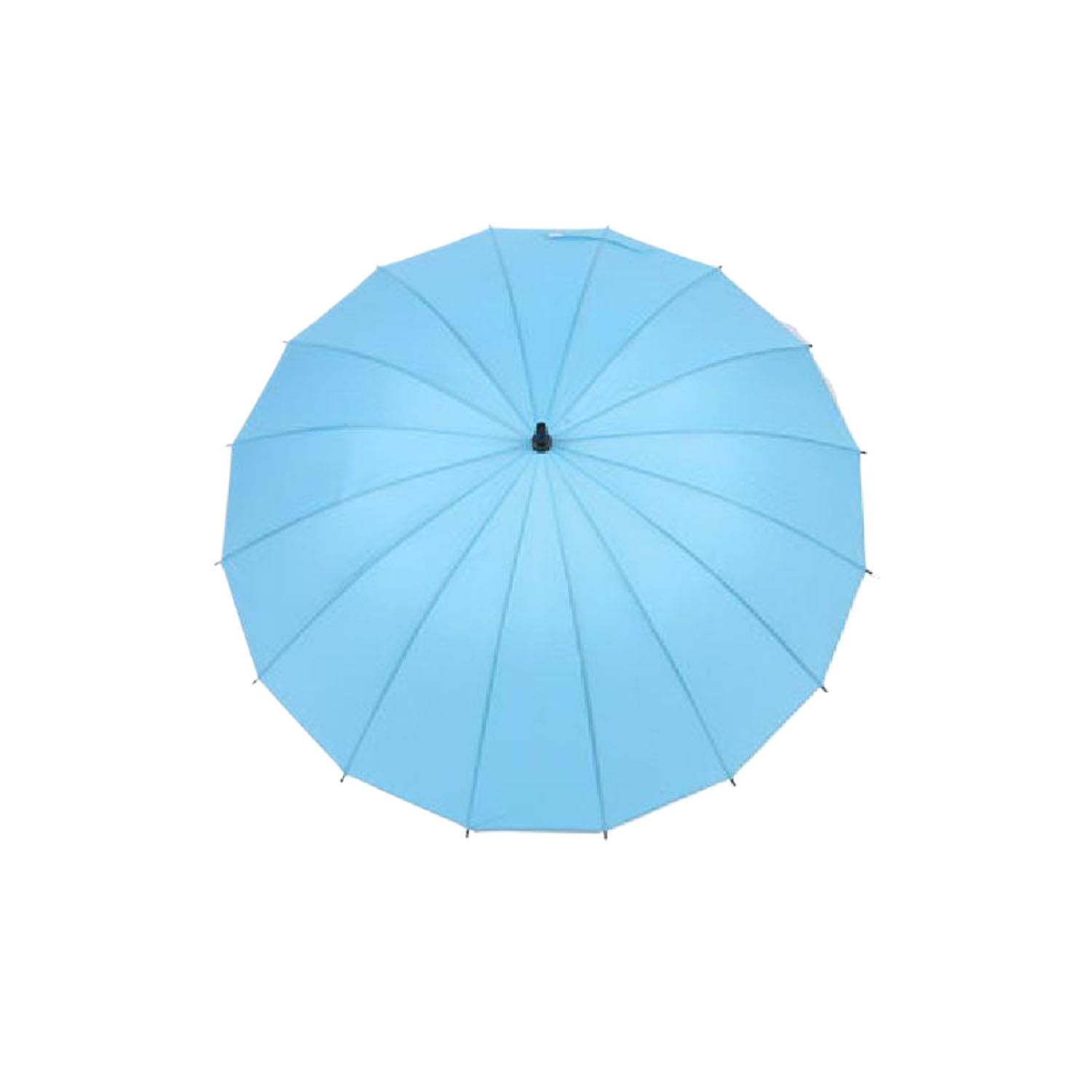 Large Ergonomic Auto Open 16 Rib Stick Umbrella 2