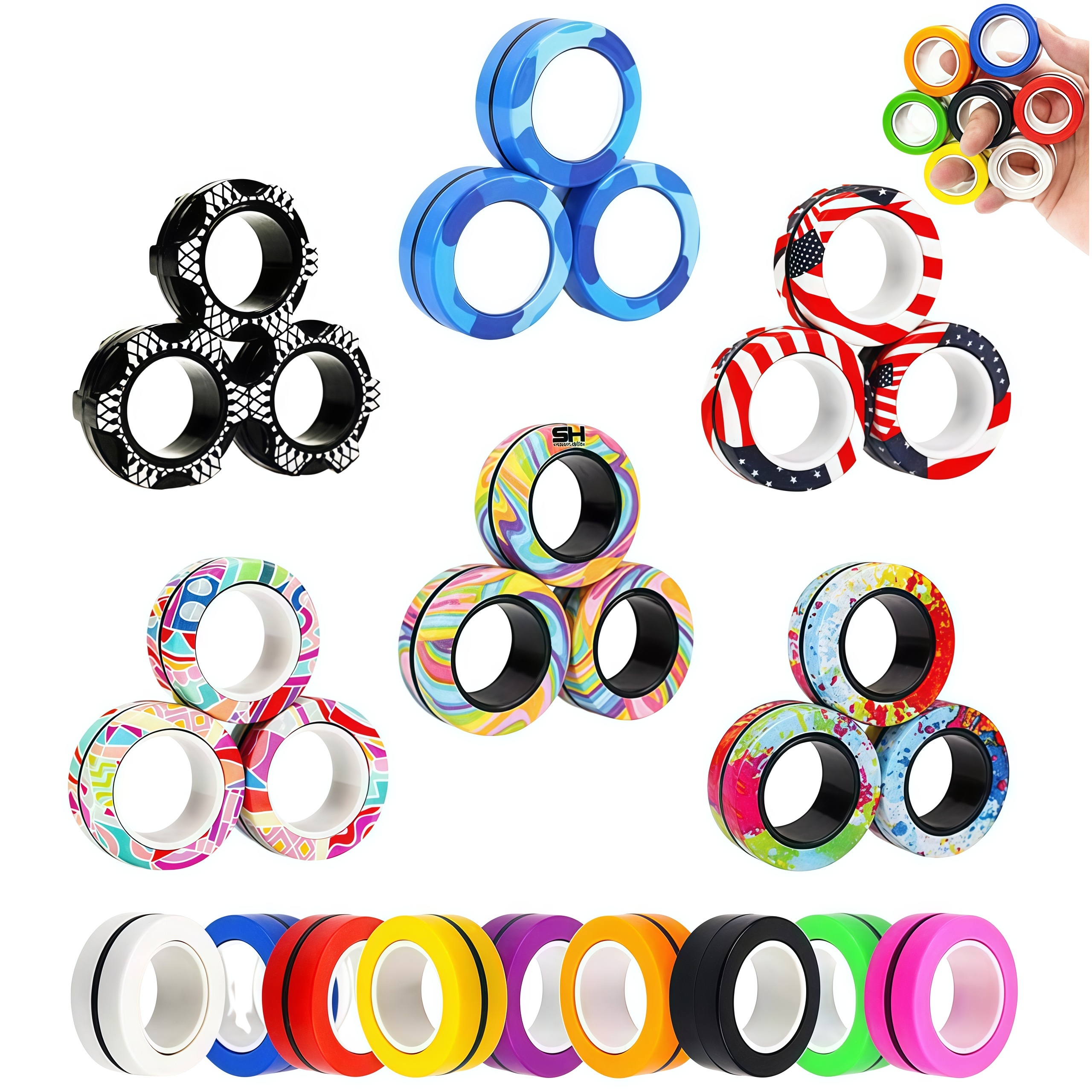 Magnetic Rings Fidget Toys 2