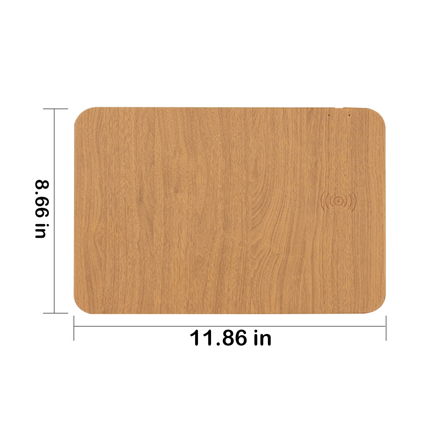 Wooden Wireless Charger - Slim & Stylish Design 1