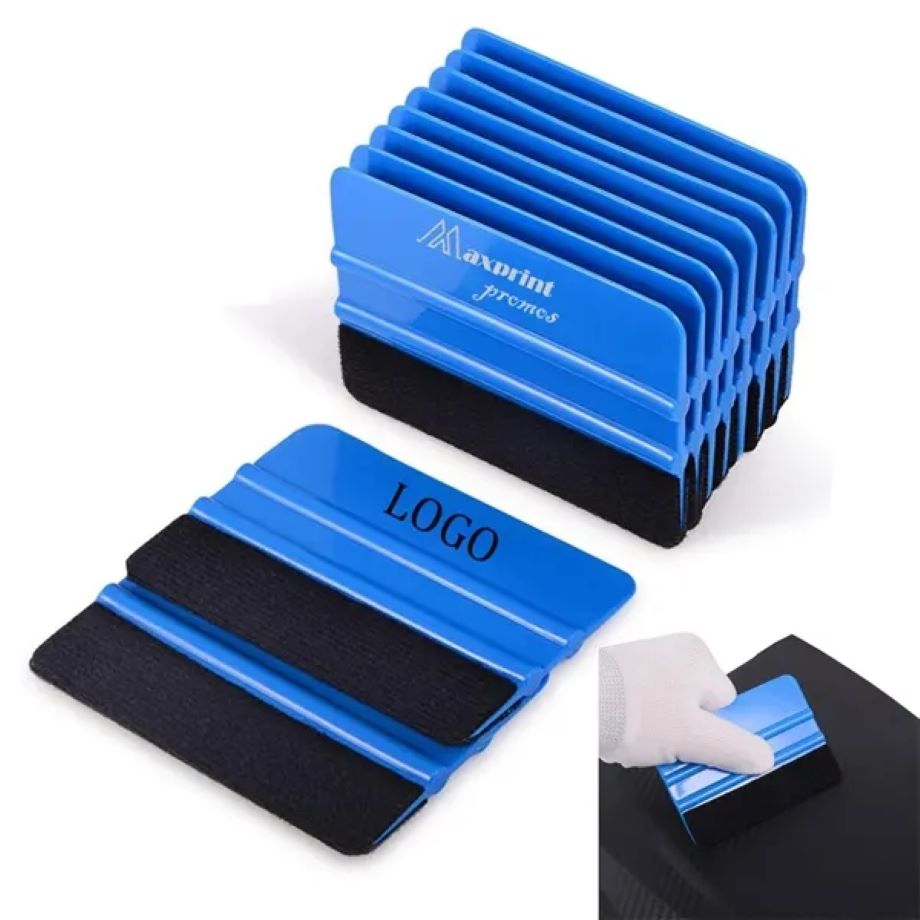 Hand Applicator Squeegee Tool with Felt Edge 3