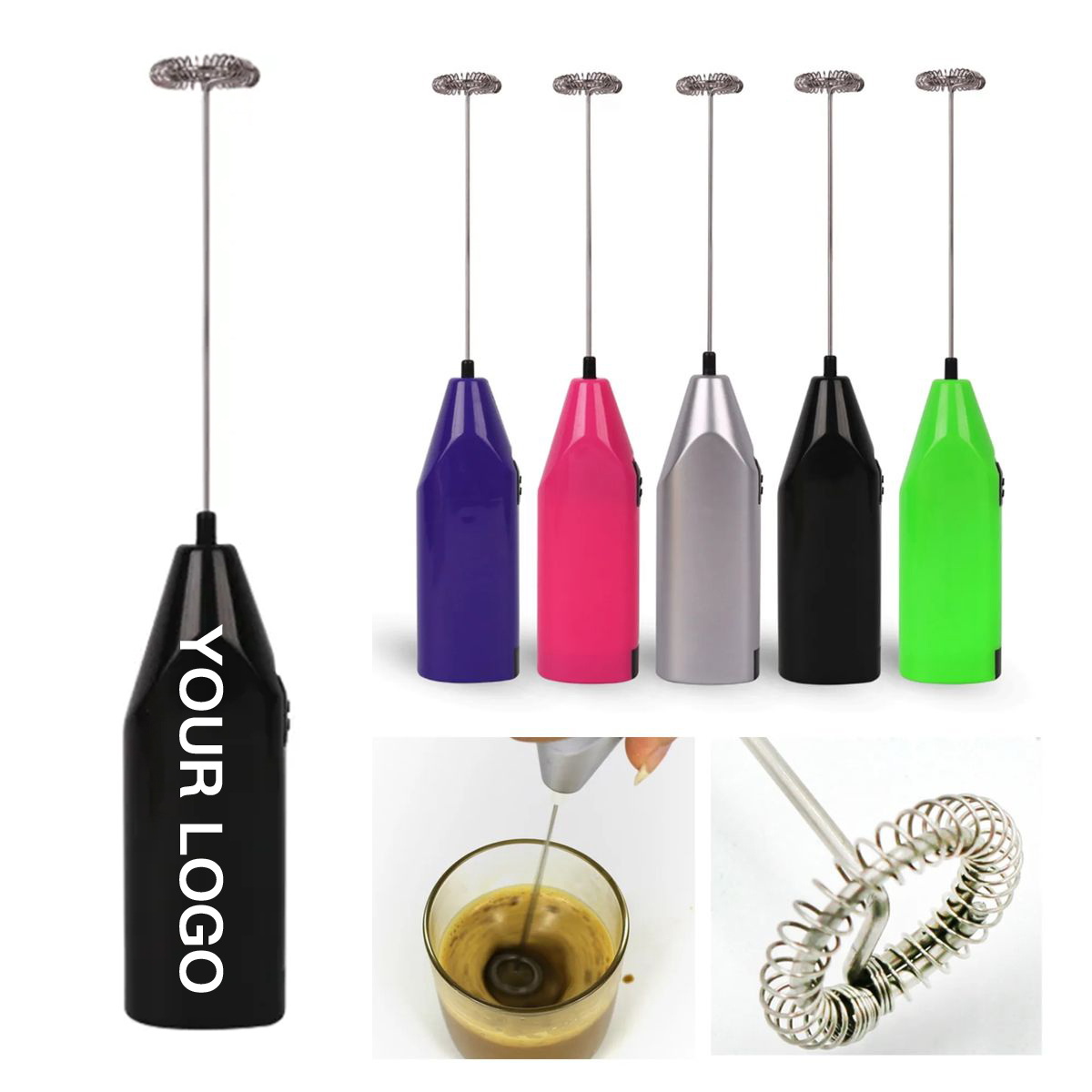 ABS Portable Milk Frother Whisk 2
