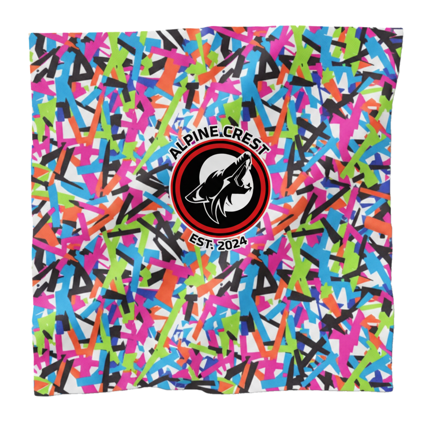 22" Square Sublimation Bandana 1