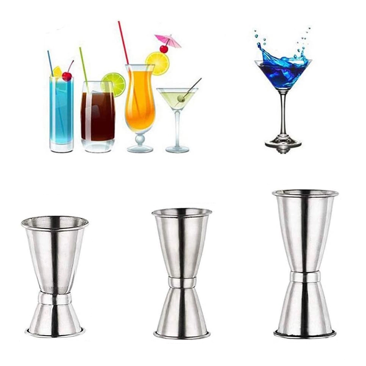 Double Bar Cocktail Jigger 4
