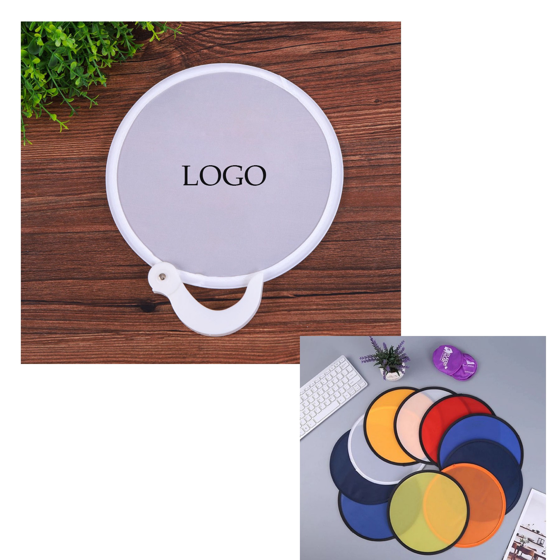Foldable Fan With Handle