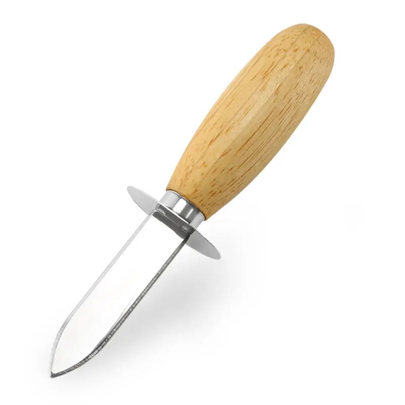 Wooden Handle Oyster Shucking Knife 1