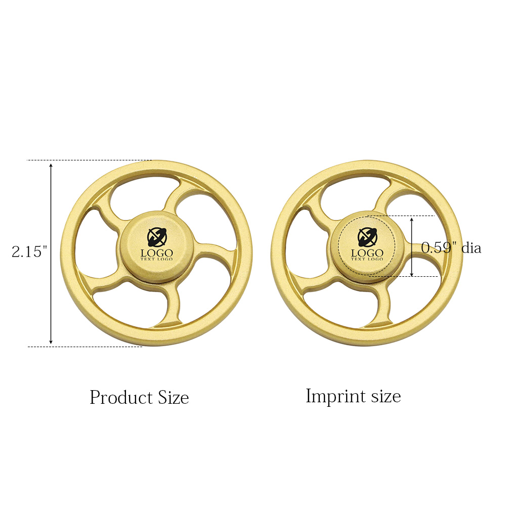 Custom Metal Wheel Fidget Spinner 4
