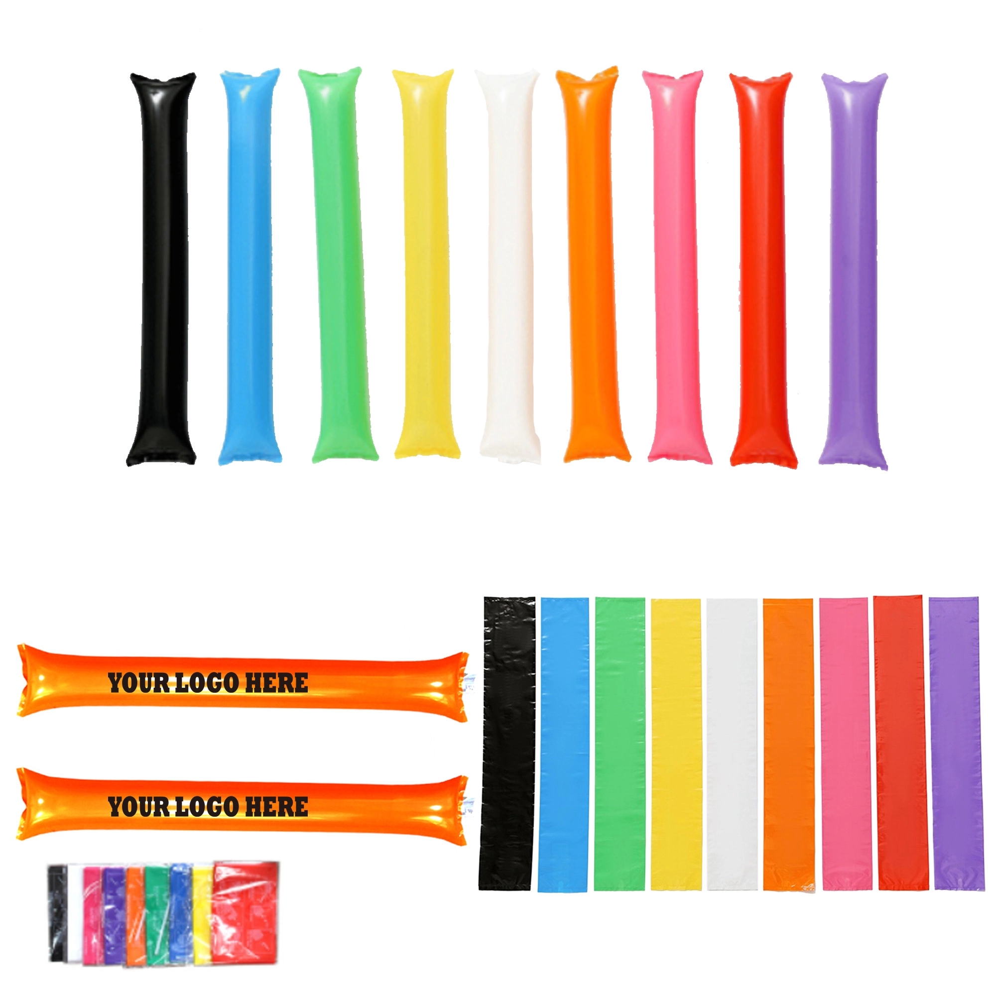 Thicken Cheerleading Inflatable Thunder Sticks 7