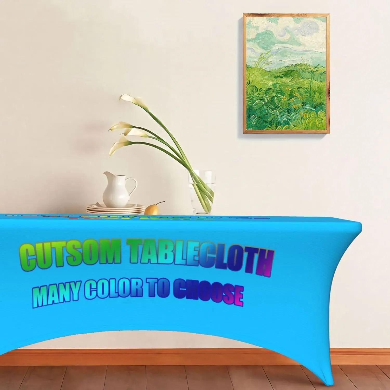 Stretch Fabric Table Cover 6
