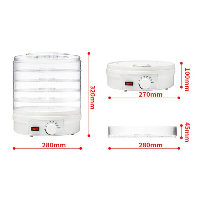 Food Dehydrator For 5 Trays 2