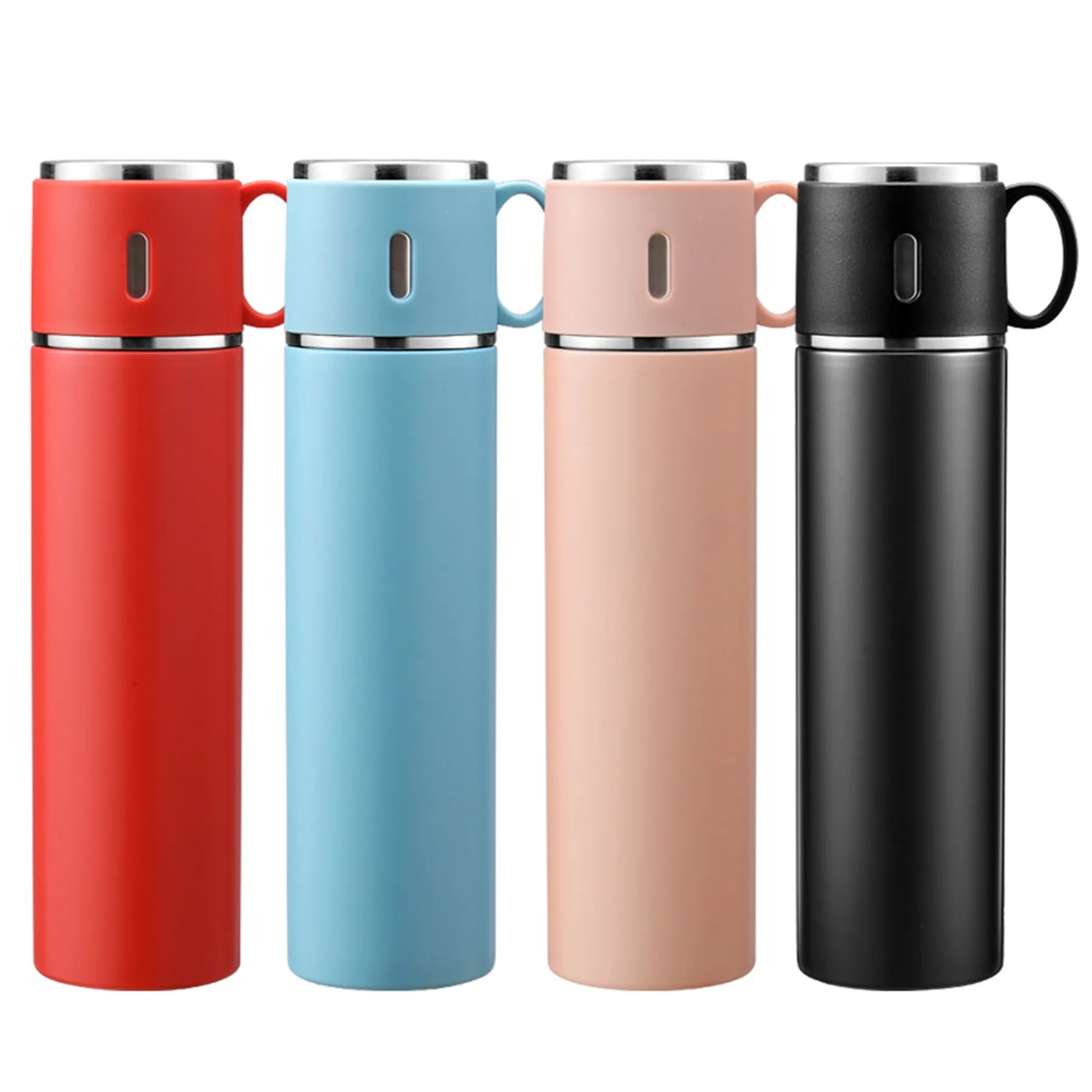 316 Stainless Steel Wide Mouth Water Bottle with Cup, custom water bottle with logo imprint 6