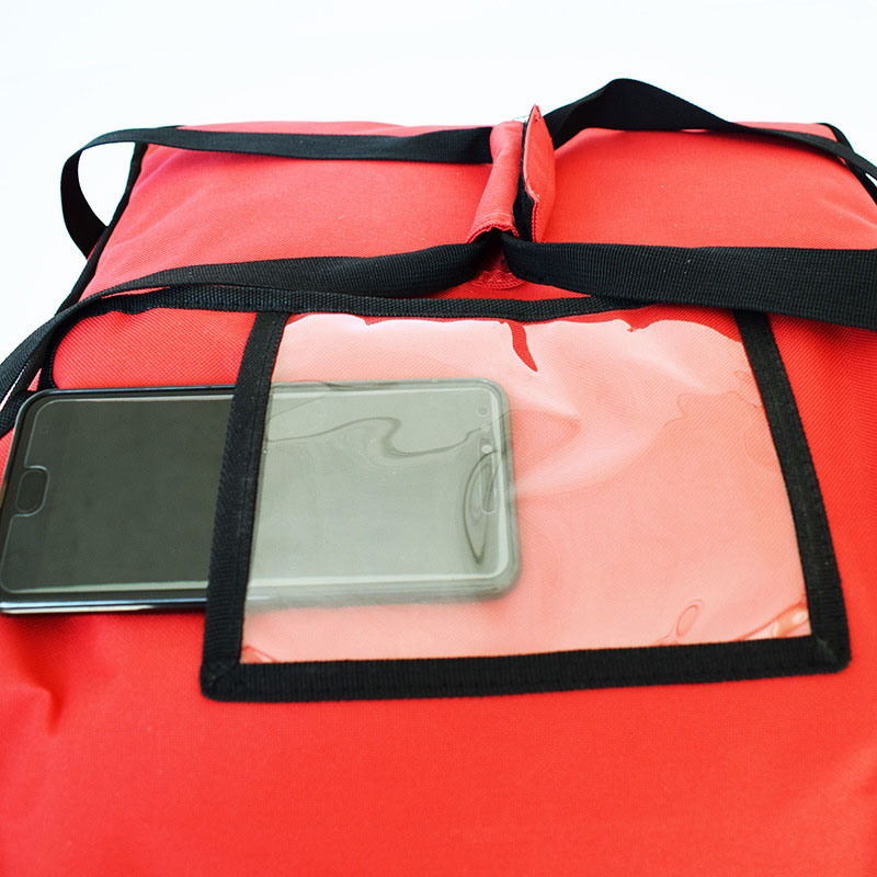 Insulated Pizza Delivery Bag Commercial Food Warmer Carrier Bag 17x 17x 9" 2