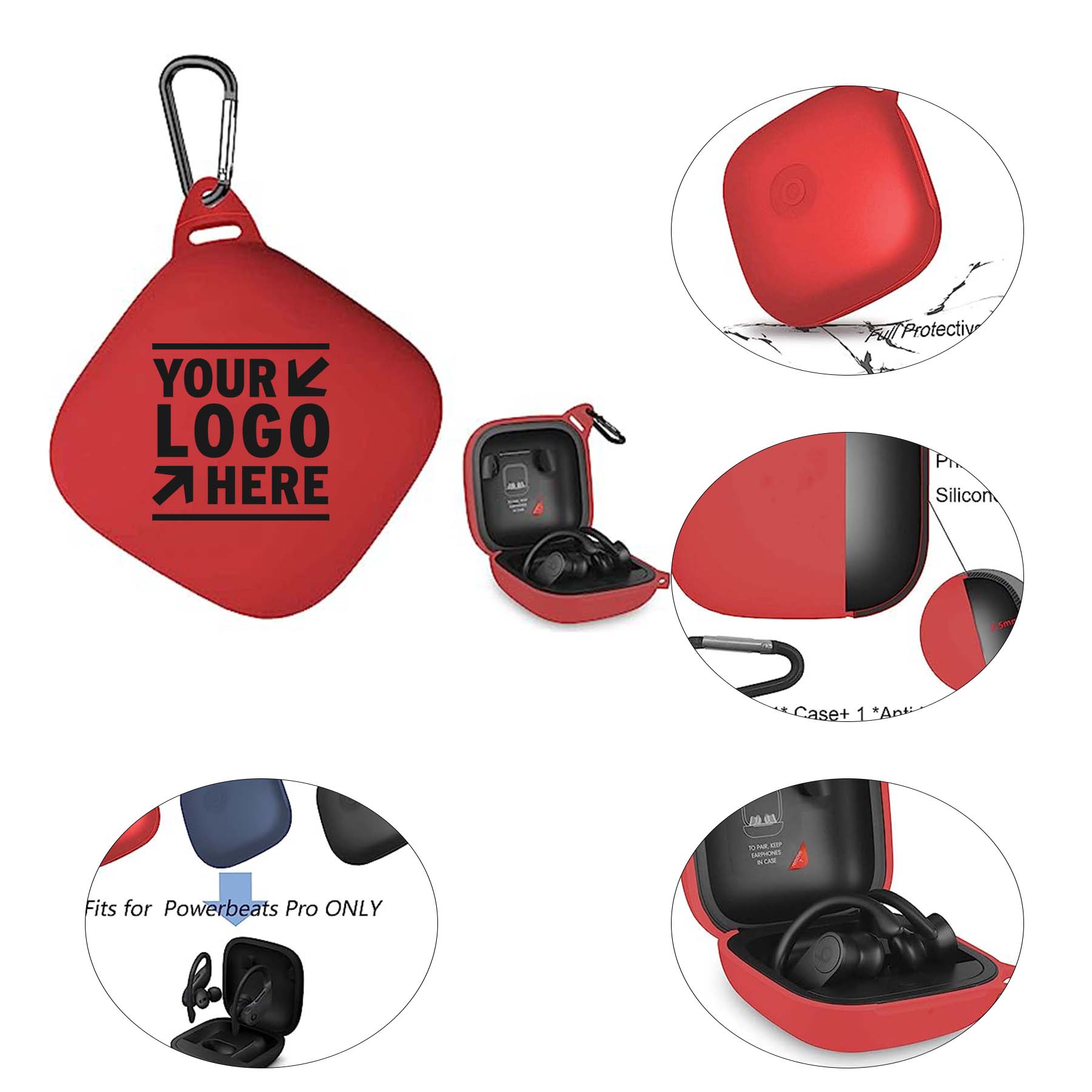 Anti Lost Carrying Protective Silicone Replacement Case