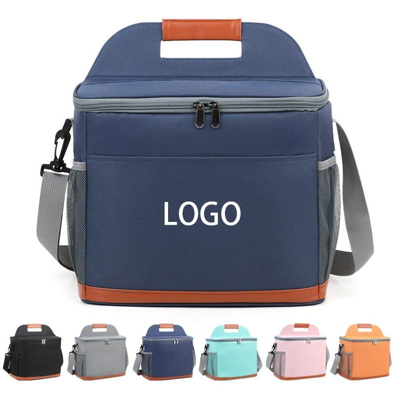 Outdoor Oxford Insulated Cooler Bag with Thickened Aluminum Foil for Camping and Picnics 2