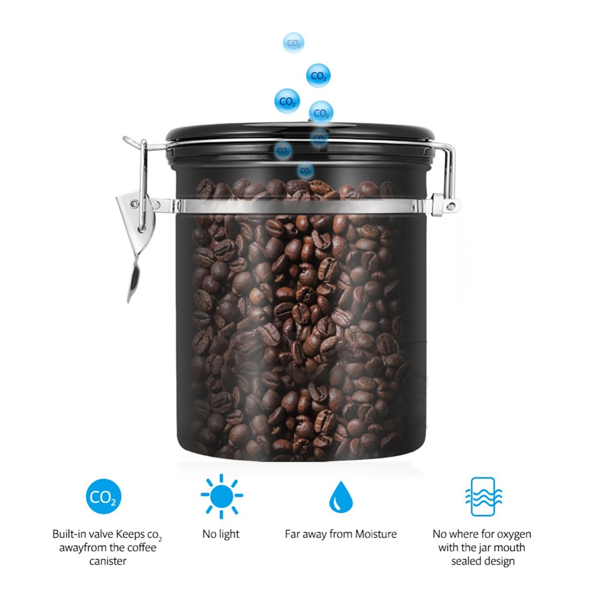 Coffee Bean Storage Container Canister 1