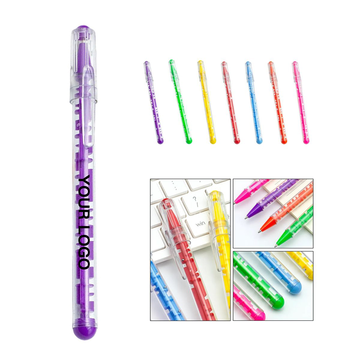 ABS Plastic Transparent Maze Game Pen 4
