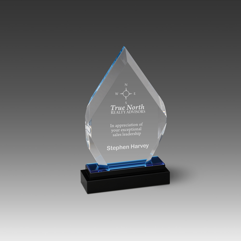 CrystalAcrylic Fusion Diamond Facet Award (5"x6-1/8"x1") 1