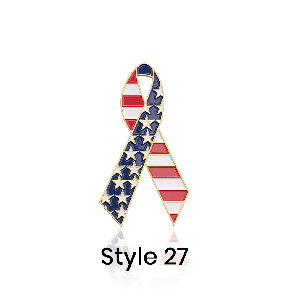 Stock Awareness Ribbon Lapel Pins 2